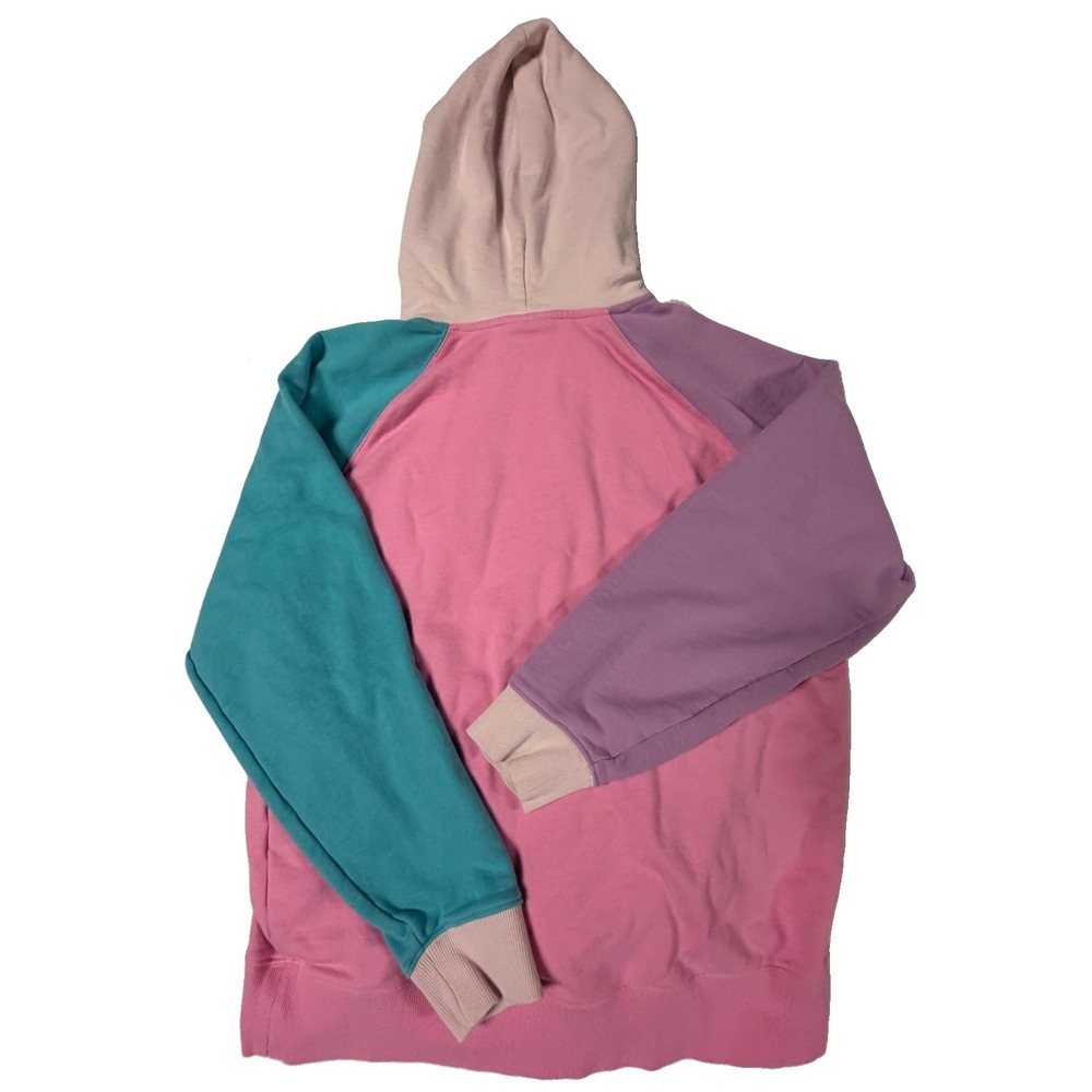 Teddy Fresh Classic Color Block Hoodie XL Pink Teal Purple H3H3 Streetwear - Picture 2 of 10